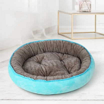 Cozy Dog Bed with Soft Cushion and Modern Dots Design – Non-Slip Base 2