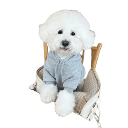 Cozy Dog Hoodie Sweatshirt for Autumn/Winter - Plush Polyester Leisurewear for Dogs 1