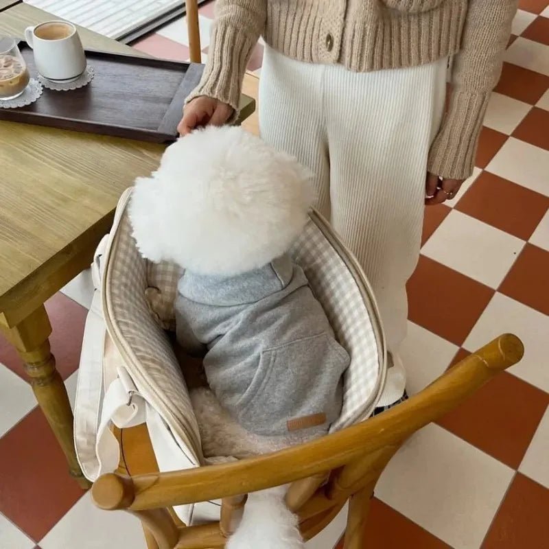 Cozy Dog Hoodie Sweatshirt for Autumn/Winter - Plush Polyester Leisurewear for Dogs 5