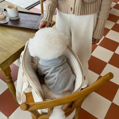 Cozy Dog Hoodie Sweatshirt for Autumn/Winter - Plush Polyester Leisurewear for Dogs 5