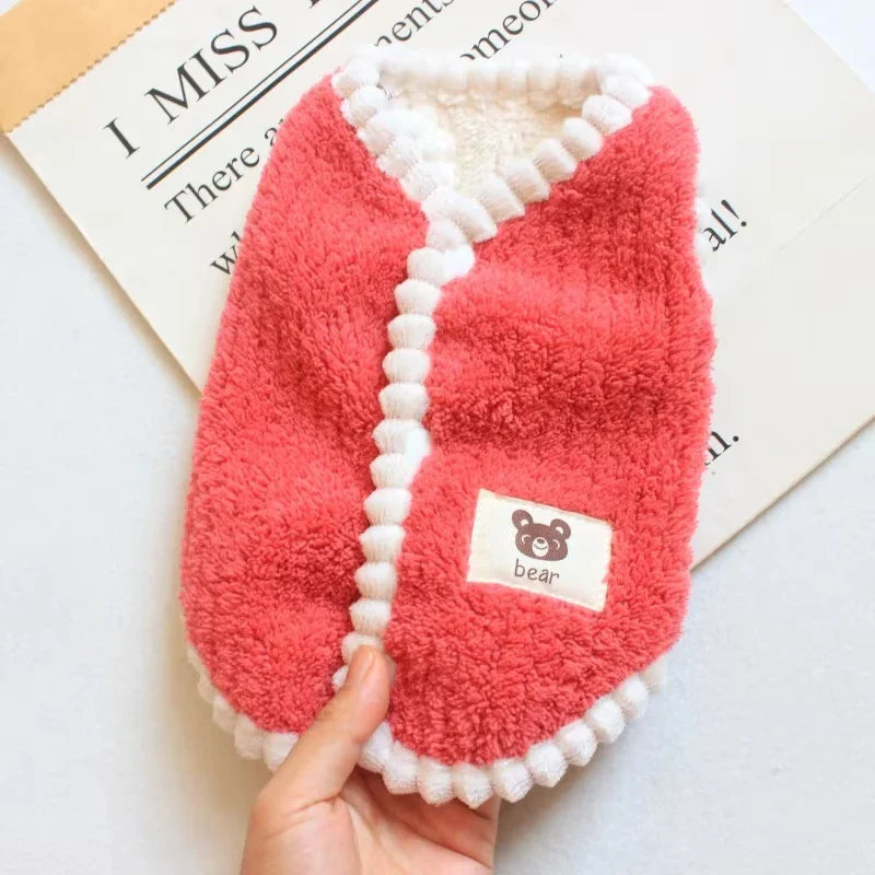 Cozy Fleece Dog Coat for Winter – Warm Jacket for Small Dogs and Cats, Full Body Coverage, Soft Material 9