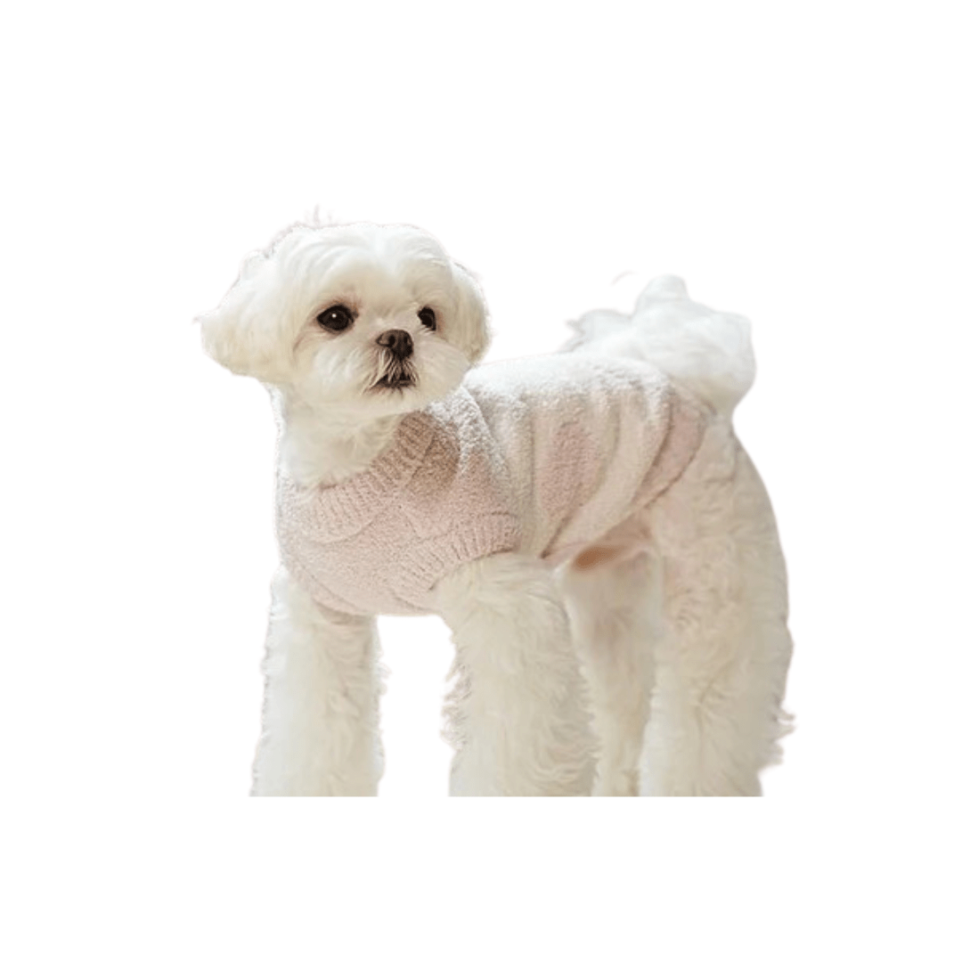 Cozy Fleece Dog Sweater for Small Dogs – Super Stretchy, Warm, and Comfortable Autumn/Winter Wear 1