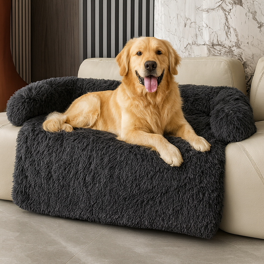 Cozy Plush Dog Sofa Bed with Removable Cushion – Ultimate Comfort for Pets 0