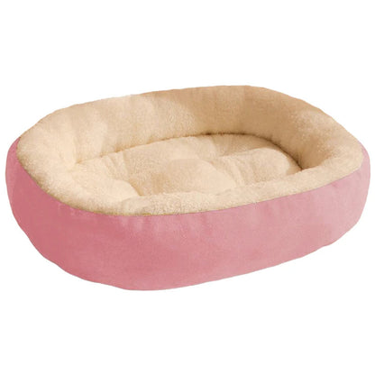 Cozy Plush Pet Bed for Cats and Small Dogs – Soft Coral Fleece with Non-Slip Base for Ultimate Comfort 6