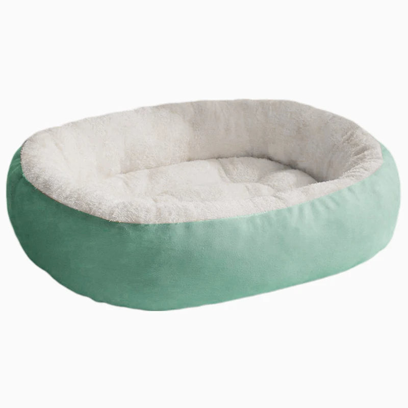 Cozy Plush Pet Bed for Cats and Small Dogs – Soft Coral Fleece with Non-Slip Base for Ultimate Comfort 7