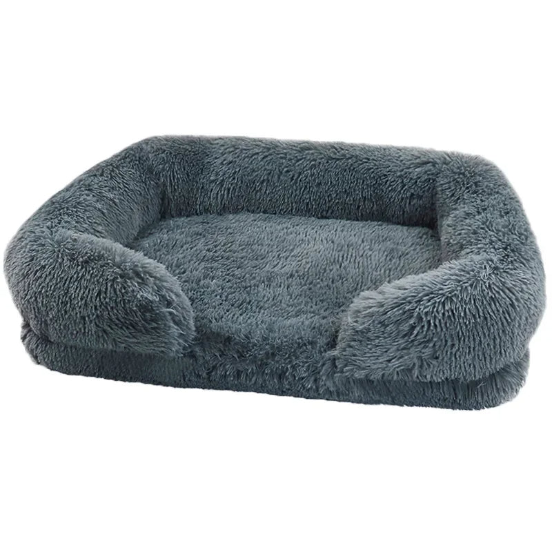 Cozy Plush Pet Sofa Bed for Dogs and Cats – Machine Washable Cotton Cushion for Year-Round Comfort 6