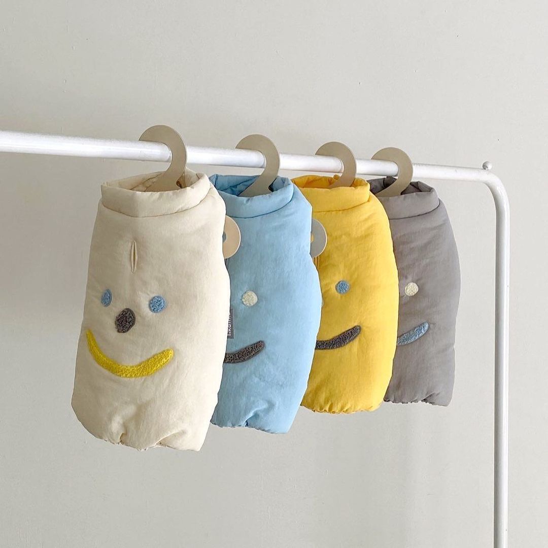 Cozy Thermal Cotton Dog Coat for Small to Medium Breeds – Lightweight, Adjustable Fit, Four Colors Available 2