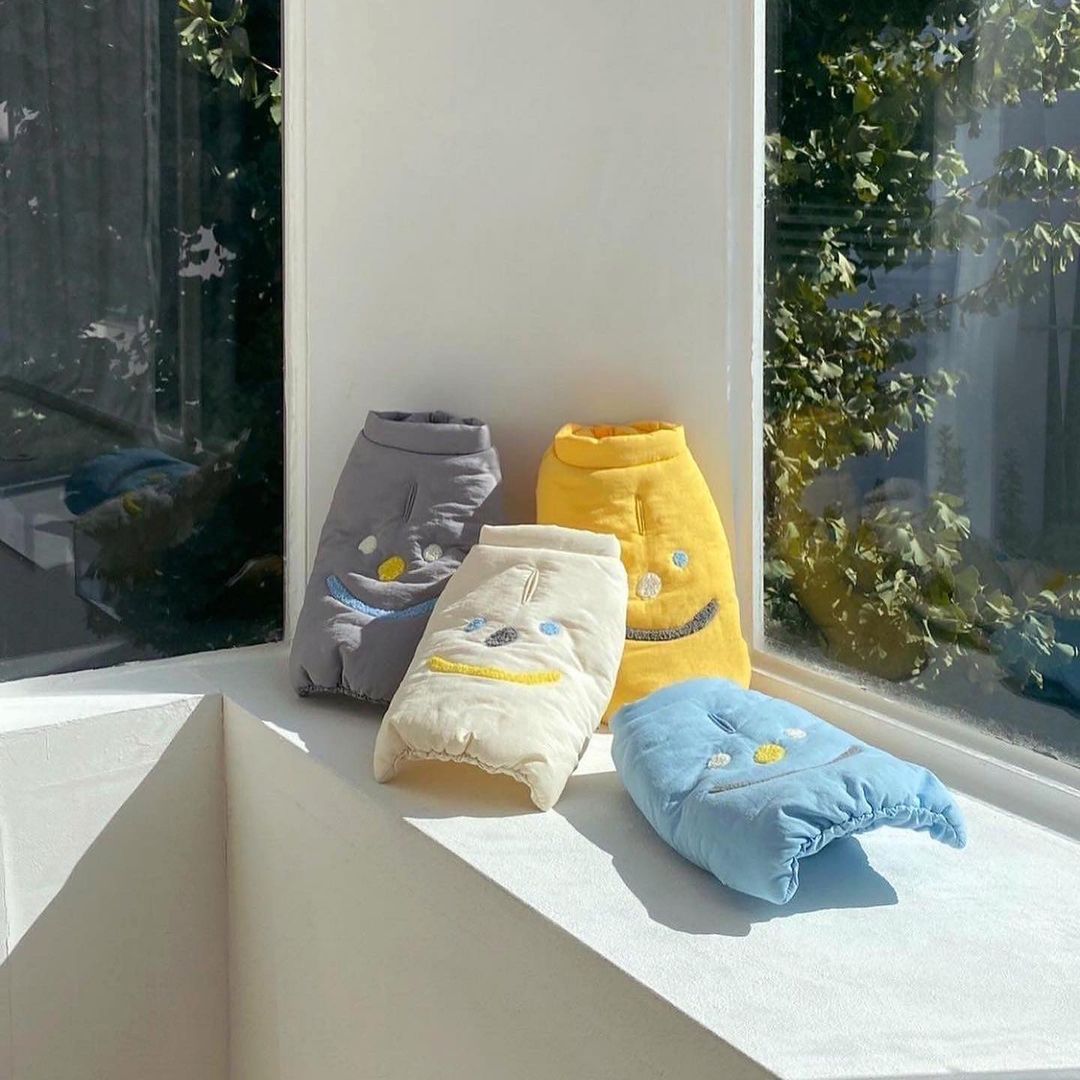 Cozy Thermal Cotton Dog Coat for Small to Medium Breeds – Lightweight, Adjustable Fit, Four Colors Available 4