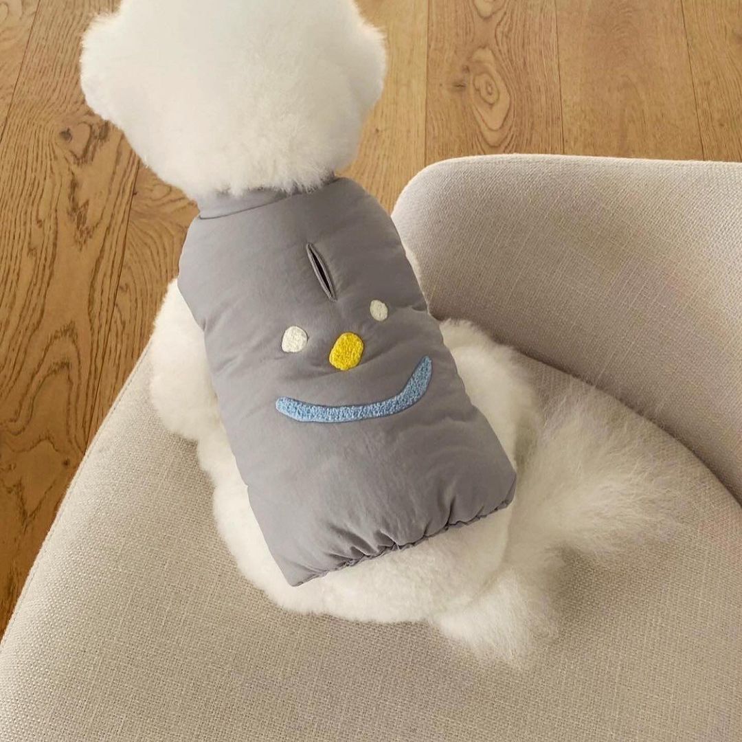 Cozy Thermal Cotton Dog Coat for Small to Medium Breeds – Lightweight, Adjustable Fit, Four Colors Available 8