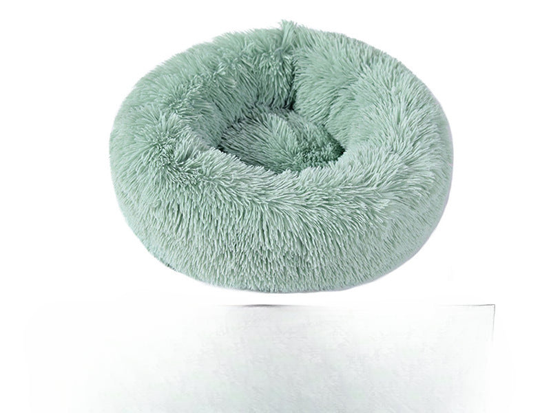 Cozy Washable Round Pet Bed for Cats and Small Dogs – Soft Plush Nest for Ultimate Comfort 2