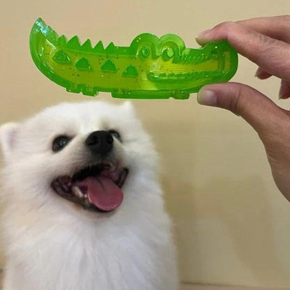 Crocodile Dog Toy for Slow Feeding and Chewing – Interactive Treat Dispenser for Healthy Play, Eco-Friendly Material 2