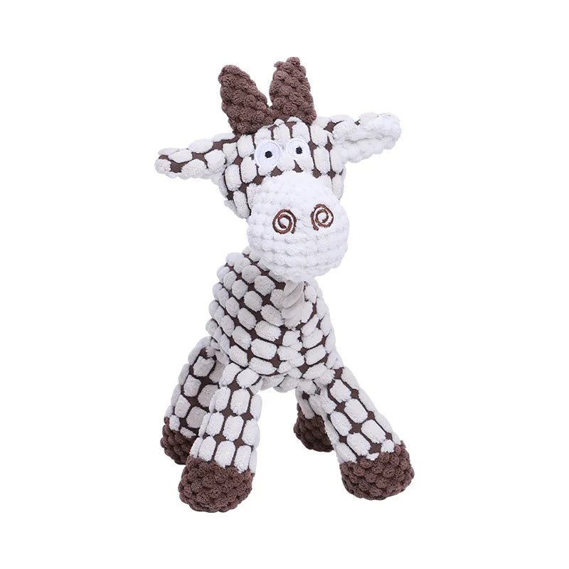 Cute Donkey Plush Dog Toy with Squeaker – Durable Chew Toy for Small and Large Dogs, 12 Inches Long, Multi-Color 7