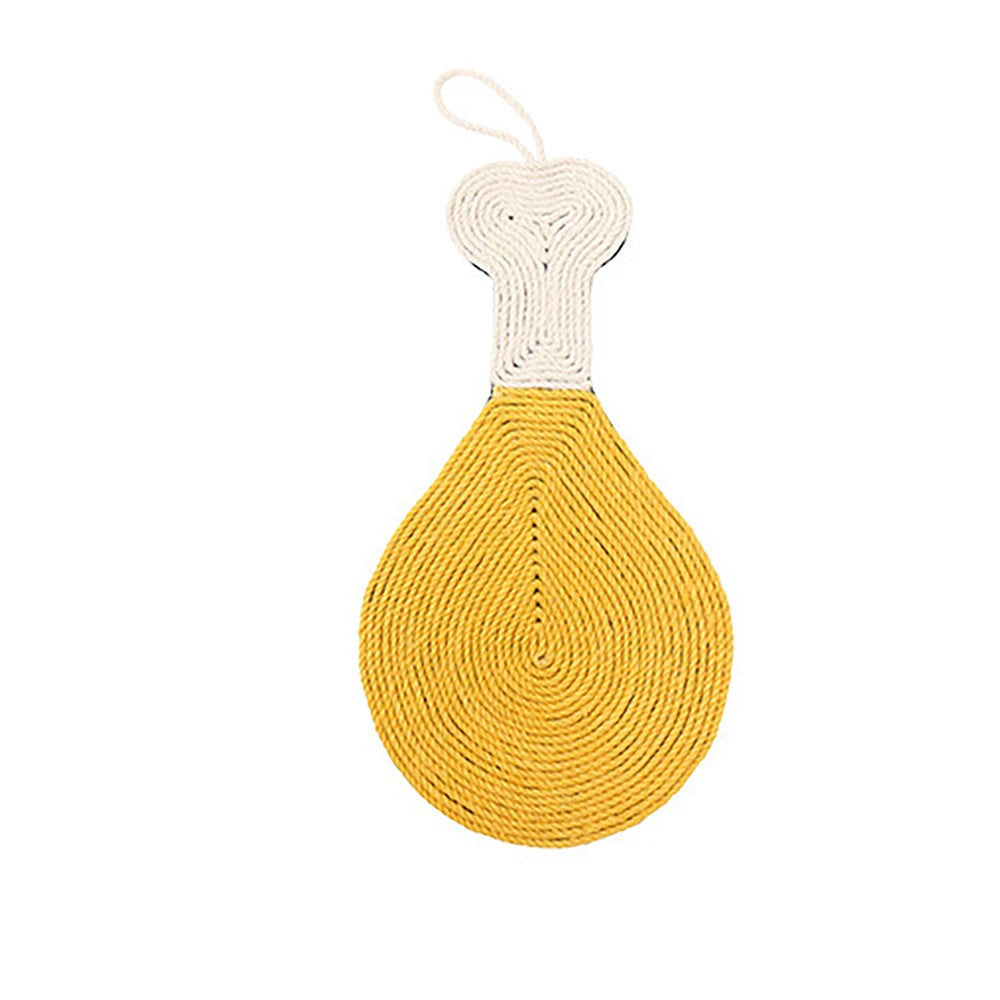 Decorative Sisal Cat Scratching Board – Cactus Style Hanging Scratch Pad for Healthy Nails 0