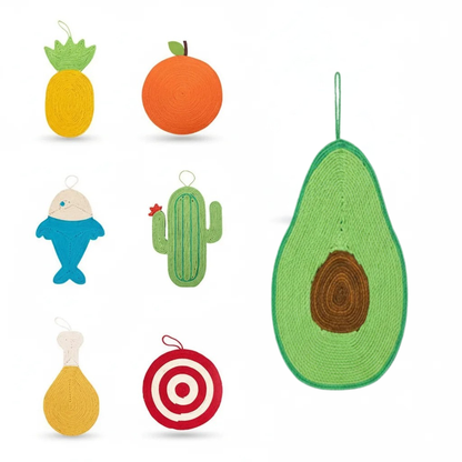 Decorative Sisal Cat Scratching Board in Cactus Style – Durable and Space-Saving Design 1