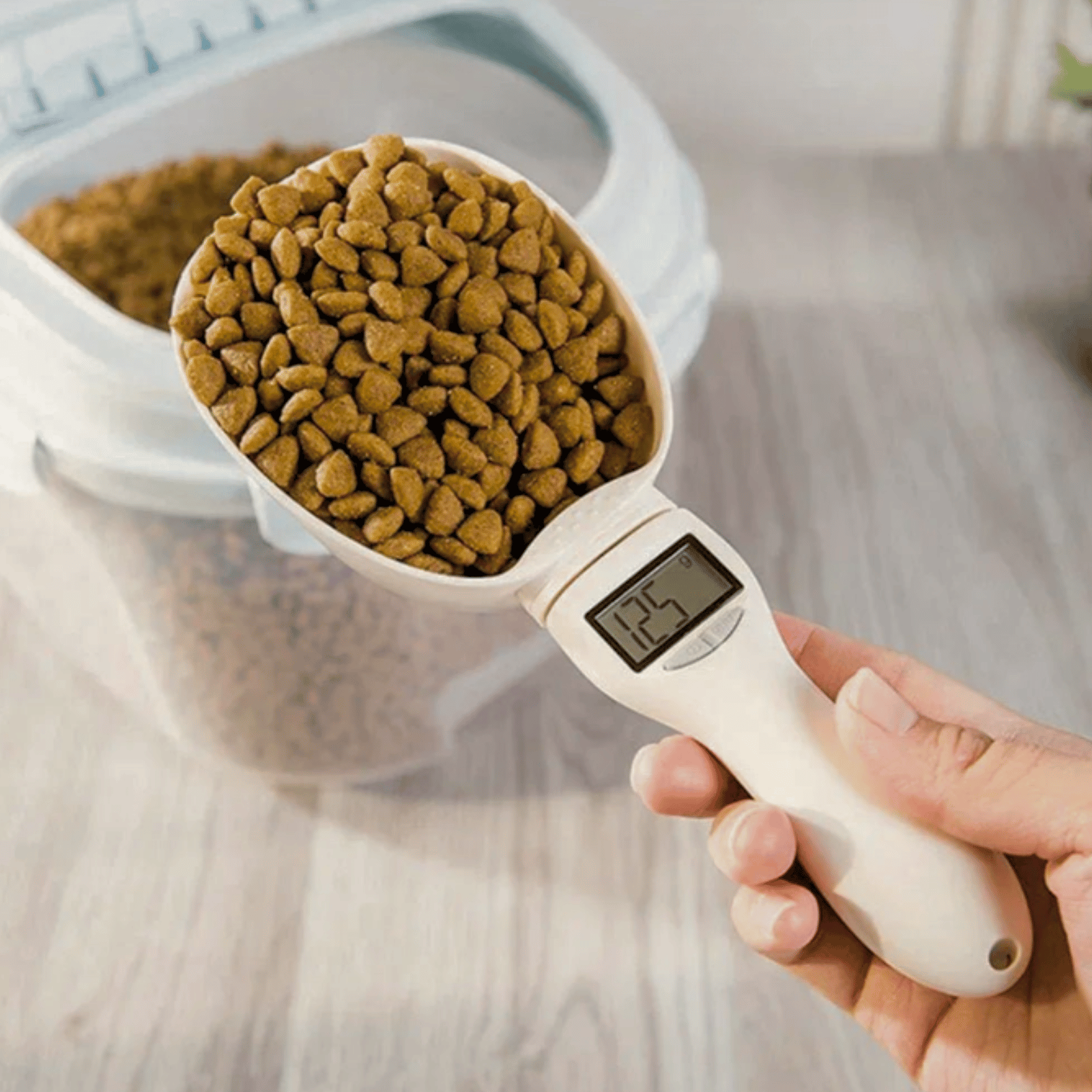 Digital Food Scoop with Scale – Accurate Measuring for Pets and Kitchen Use 1