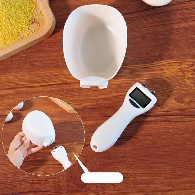 Digital Food Scoop with Scale – Accurate Measuring for Pets and Kitchen Use 3
