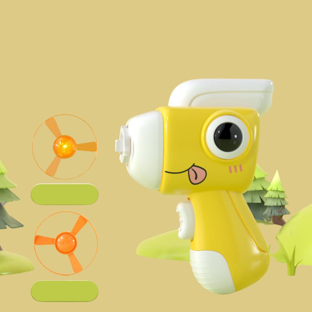 Dinosaur-Themed Cat Frisbee Launcher with Glow-in-the-Dark Discs for Active Play 5