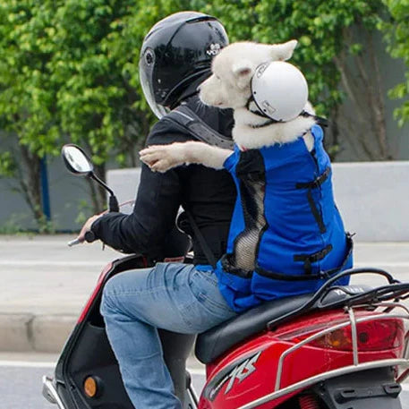 Dog Backpack Carrier for Small to Medium Dogs – Breathable Outdoor Hiking Rucksack with Adjustable Straps and Durable Design 1