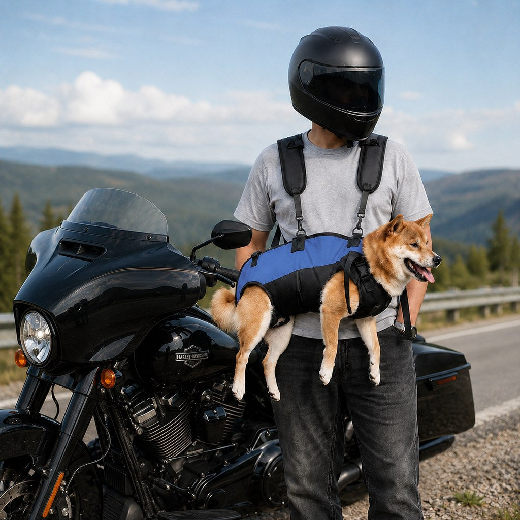 Dog Carrier Backpack for Small to Medium Dogs featuring a comfortable hands-free design, ideal for hiking and travel, with adjustable straps and breathable mesh for pet comfort 0