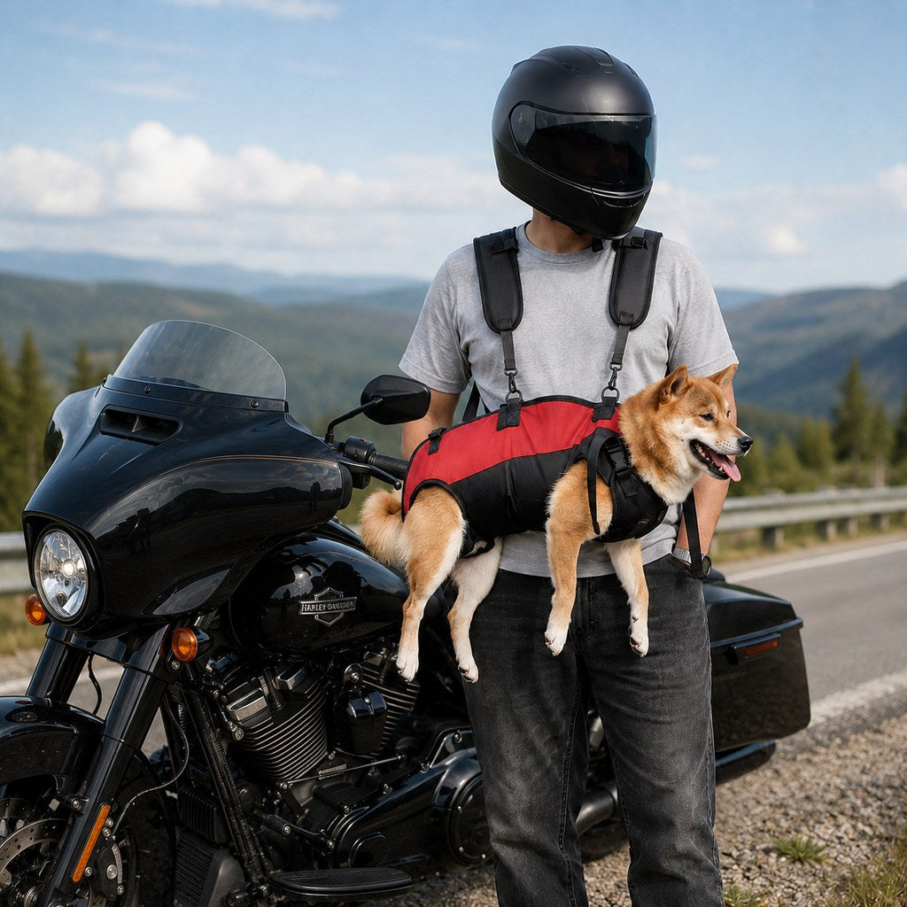 Dog Carrier Backpack for Small to Medium Dogs featuring a comfortable hands-free design, ideal for hiking and travel, with adjustable straps and breathable mesh for pet comfort 1