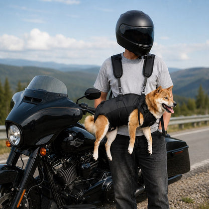 Dog Carrier Backpack for Small to Medium Dogs featuring a comfortable hands-free design, ideal for hiking and travel, with adjustable straps and breathable mesh for pet comfort 9