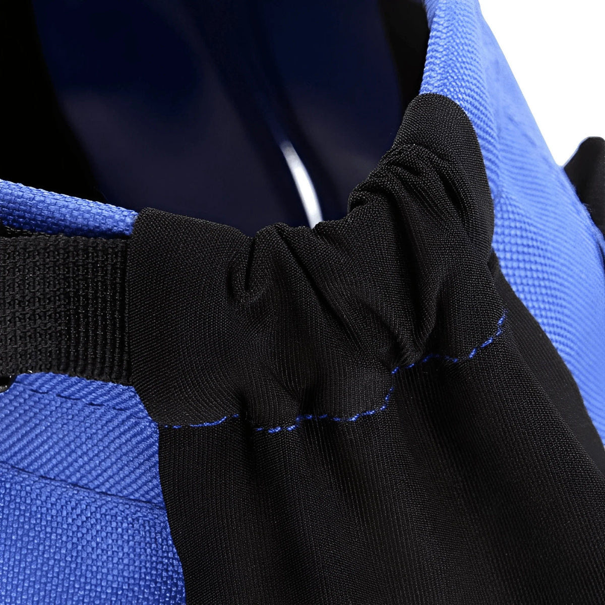 Dog carrier backpack designed for small dogs featuring breathable mesh panels, adjustable support straps, and reflective strips for safety and comfort. 5