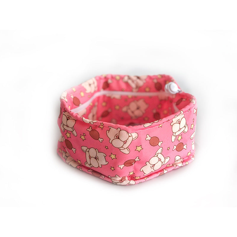 Dog Cooling Bandana with Cartoon Print – Lightweight Breathable Polyester Scarf in Sizes S, M, L 8