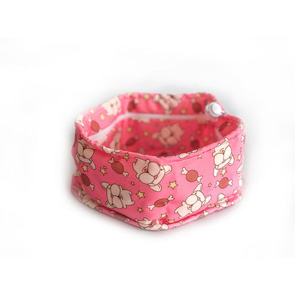 Dog Cooling Bandana with Cartoon Print – Lightweight Breathable Polyester Scarf in Sizes S, M, L 8