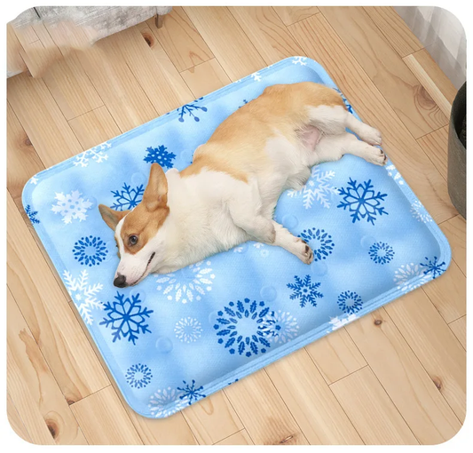 Dog Cooling Mat with Ice Gel Technology – Portable and Comfortable Cooling Pad for Dogs, Sizes S-3XL, Sky Blue 0