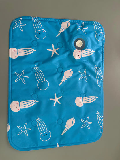 Dog cooling mat featuring innovative ice gel technology, designed for portability and lightweight convenience, perfect for home or travel use, available in multiple sizes and stylish designs 2