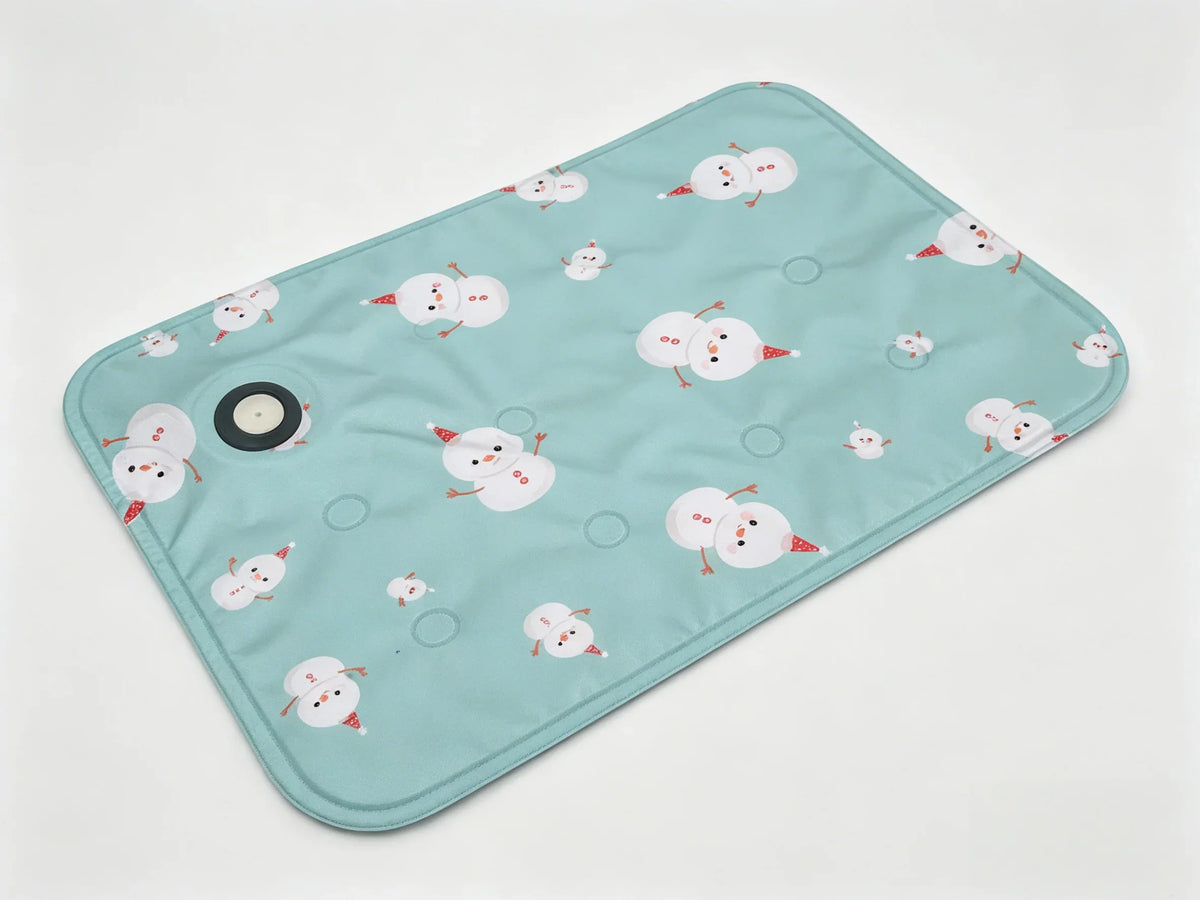 Dog cooling mat featuring innovative ice gel technology, designed for portability and lightweight convenience, perfect for home or travel use, available in multiple sizes and stylish designs 4