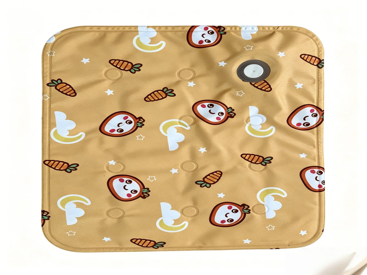 Dog cooling mat featuring innovative ice gel technology, designed for portability and lightweight convenience, perfect for home or travel use, available in multiple sizes and stylish designs 5