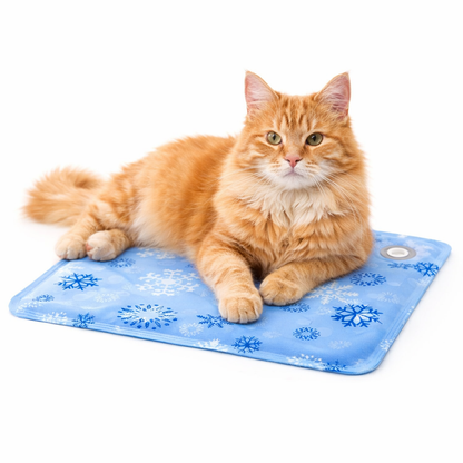 Dog cooling mat featuring a water-fillable design for natural temperature regulation, lightweight and easy to clean, perfect for keeping pets comfortable in warm weather. 0