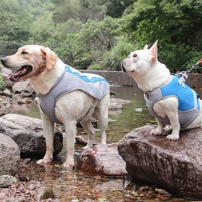Dog Cooling Vest for Large Breeds - UV Protection, Breathable Ice Silk Fabric, Sizes 3XL-6XL 1