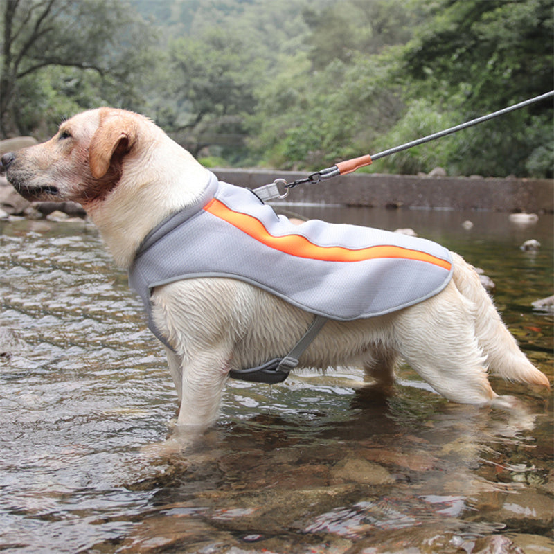 Dog Cooling Vest for Large Breeds - UV Protection, Breathable Ice Silk Fabric, Sizes 3XL-6XL 5