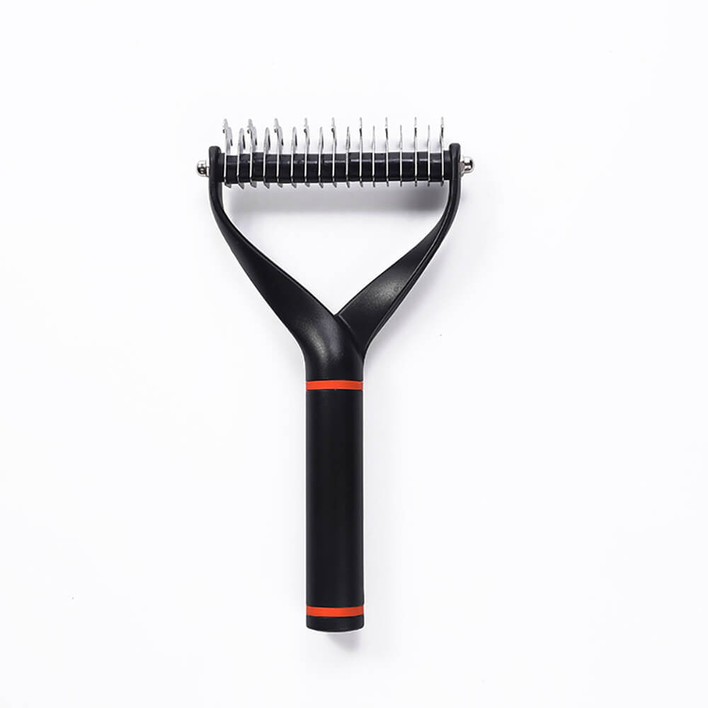Dog Dematting Comb with Double Blades – Ergonomic Grooming Tool for Dogs, Efficiently Removes Tangles and Excess Hair 1