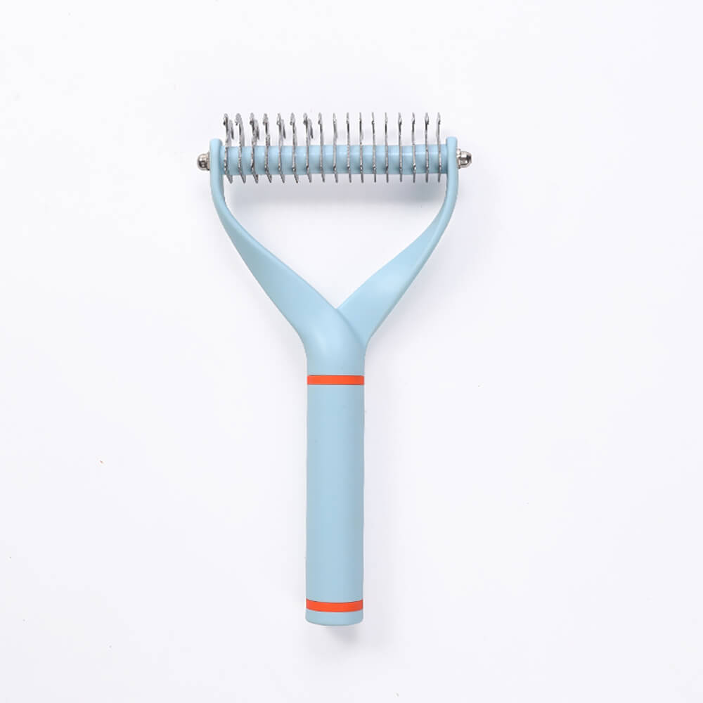 Dog Dematting Comb with Double Blades – Ergonomic Grooming Tool for Dogs, Efficiently Removes Tangles and Excess Hair 10