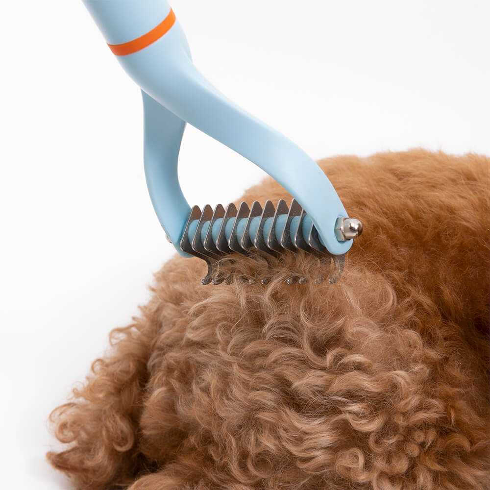 Dog Dematting Comb with Double Blades – Ergonomic Grooming Tool for Dogs, Efficiently Removes Tangles and Excess Hair 6