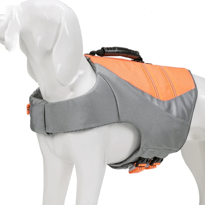 Dog Life Jacket with Adjustable Straps – High Visibility Pet Float Vest for Swimming and Water Activities, Breathable Material 1