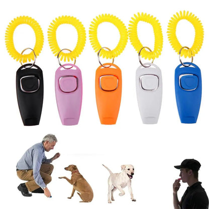 Dog Training Clicker with Whistle – Lightweight Portable Dog Training Tool for Obedience and Behavior Correction 1