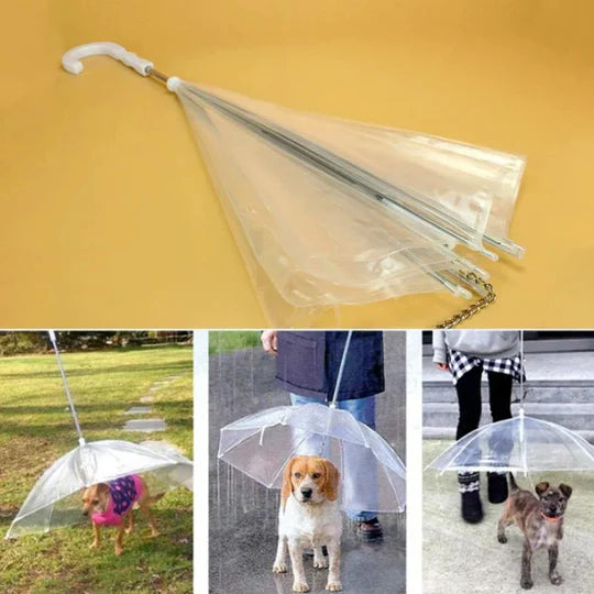 Dog Umbrella with Leash for Rain Protection – Durable and Lightweight Design 4