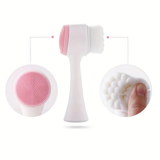 Double-Sided Silicone Paw Cleaner and Massage Brush for Dogs – Gentle Grooming Tool 0