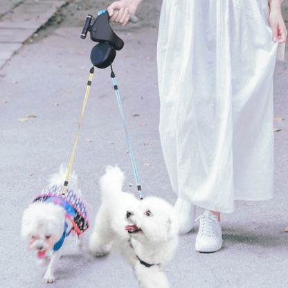 Double Dog Leash with 360-Degree Retractable Design – Tangle-Free Walking Solution for Two Dogs 7