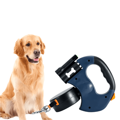Double Dog Leash with LED Light – Tangle-Free Design for Two Dogs, 30kg Load Capacity, Ergonomic Handle, 300cm Rope Length 6