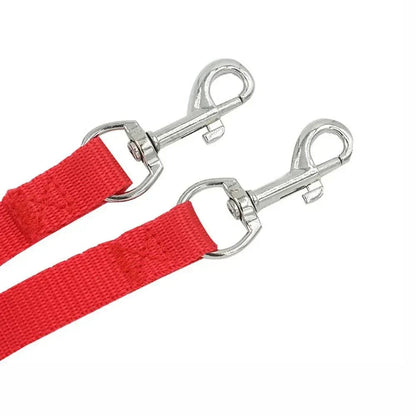 Double Dog | Nylon Couple Leash for Two Dogs 4