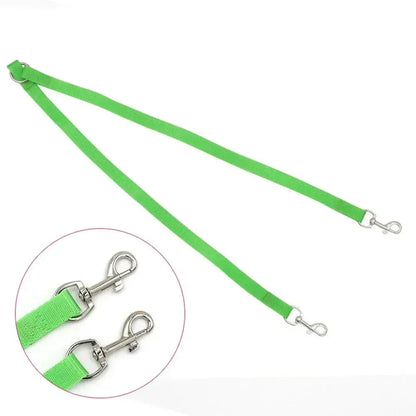 Double Dog | Nylon Couple Leash for Two Dogs 6