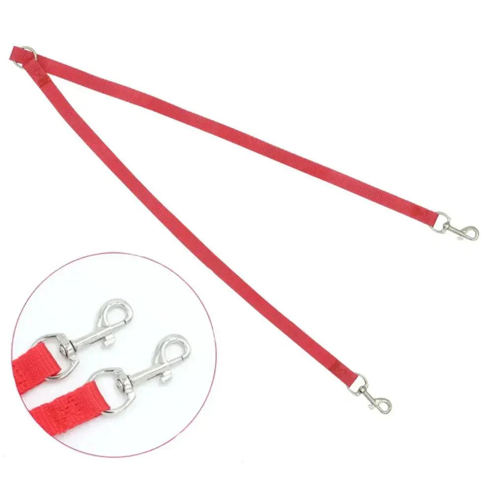Double Dog | Nylon Couple Leash for Two Dogs 7