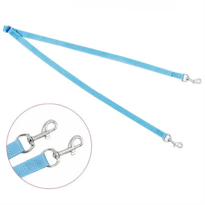 Double Dog | Nylon Couple Leash for Two Dogs 9