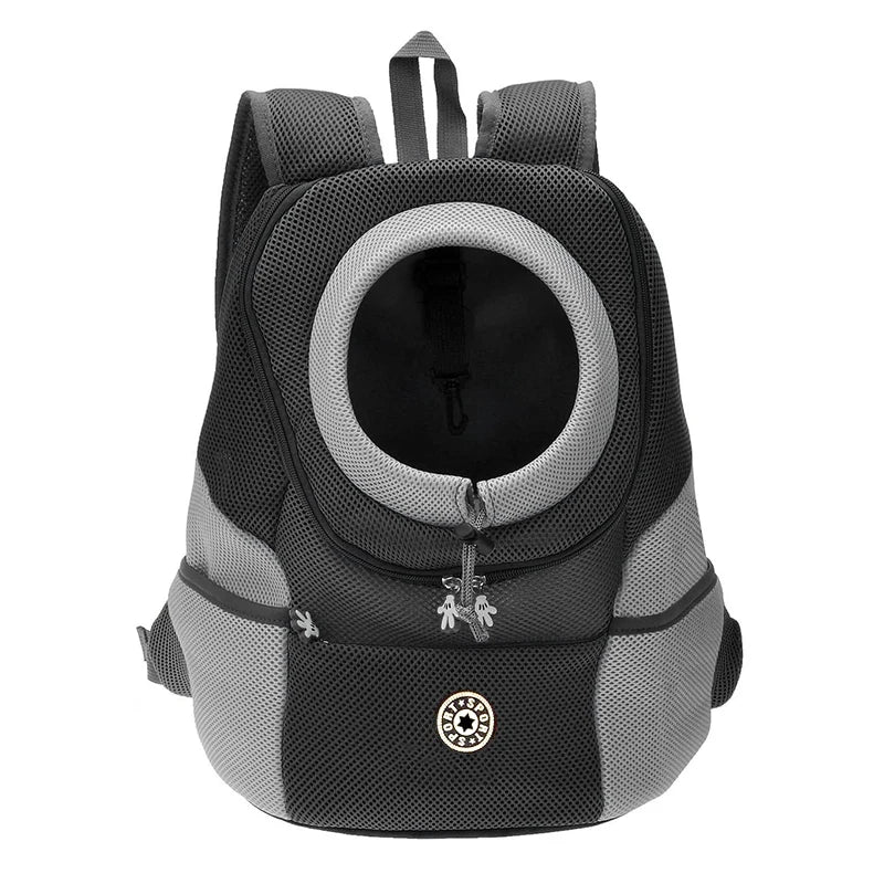 Double Shoulder Pet Carrier Bag for Small to Medium Dogs and Cats – Comfortable, Breathable Design with Adjustable Straps 0