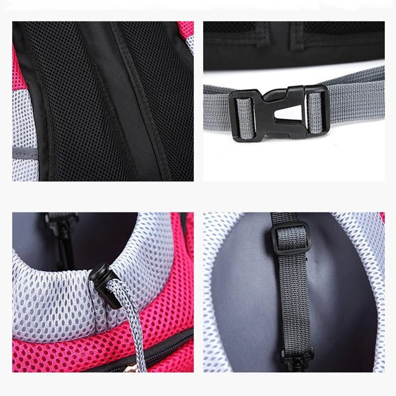 Double Shoulder Pet Carrier Bag for Small to Medium Dogs and Cats – Comfortable, Breathable Design with Adjustable Straps 3
